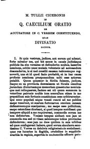 Tapa de M. Tullii Ciceronis orationes, ex recens. G. Long