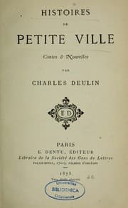 Tapa de Histoires de petite ville