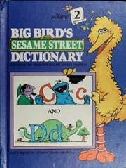 Tapa de Big Bird's Sesame Street dictionary