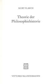 Tapa de Theorie der Philosophiehistorie