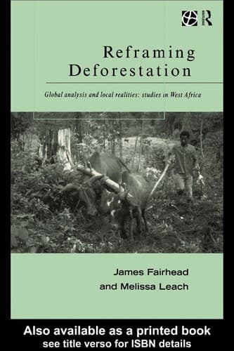 Tapa de Reframing deforestation