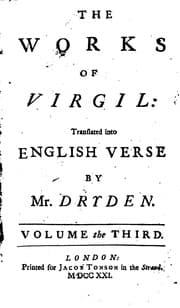 Tapa de The Works of Virgil: Containing His Pastorals, Georgics, and Aeneis