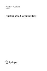 Tapa de Sustainable communities