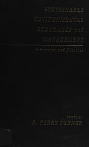 Tapa de Sustainable environmental economics and management
