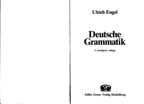 Tapa de Deutsche Grammatik