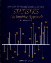 Tapa de Study Guide for Weinberg, Schumaker, and Oltman's Statistics