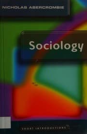 Tapa de SOCIOLOGY