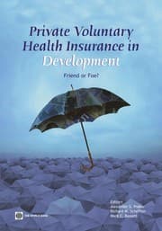 Tapa de Private voluntary health insurance in development
