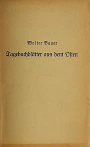 Tapa de Tagebuchblätter aus dem Osten