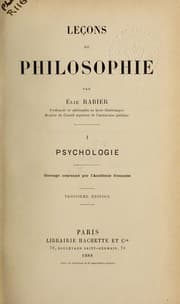 Tapa de Leçons de philosophie