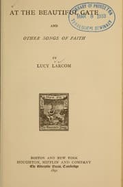 Tapa de At the beautiful gate and other songs of faith