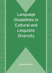 Tapa de Language disabilities in cultural and linguistic diversity