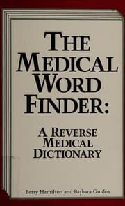 Tapa de The medical word finder