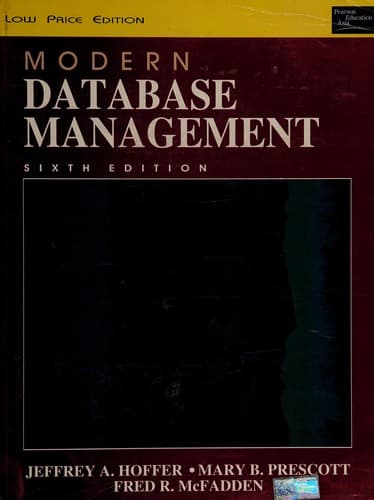 Tapa de Modern database management