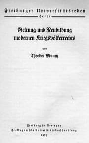 Tapa de Geltung und Neubildung modernen Kriegsvölkerrechts