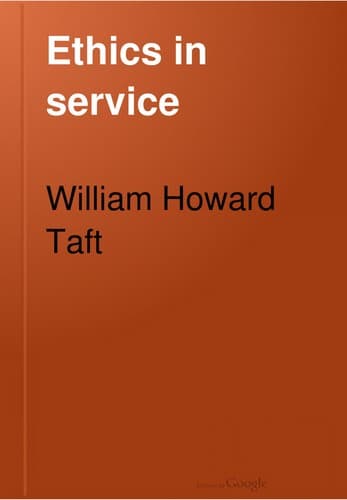 Tapa de Ethics In Service