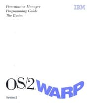 Tapa de OS/2 Warp V3 Presentation Manager Programming Guide The Basics