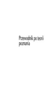 Tapa de Przewodnik po teorii poznania