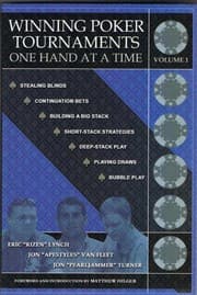 Tapa de Winning poker tournaments one hand at a time