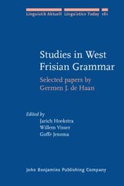 Tapa de Studies in West Frisian grammar