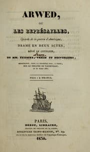 Tapa de Arwed, ou, Les représailles ; épisode de la guerre d'Amérique