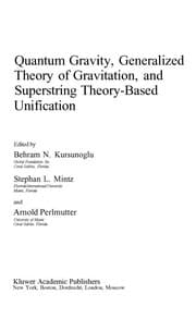 Tapa de Quantum gravity, generalized theory of gravitation and superstring theory-based unification