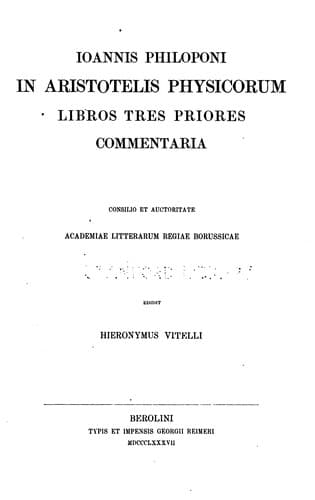 Tapa de Commentaria in Aristotelem Graeca