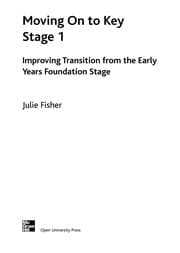 Tapa de Moving on to key stage 1