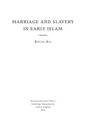 Tapa de Marriage and slavery in early Islam
