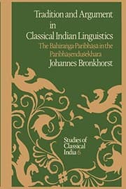 Tapa de Tradition and Argument in Classical Indian Linguistics