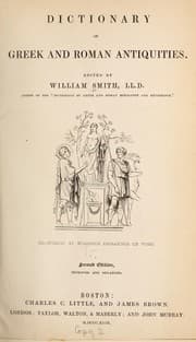 Tapa de A dictionary of Greek and Roman antiquities...