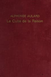 Tapa de Le culte de la raison et le culte de l'Être suprême