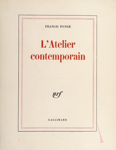 Tapa de L' atelier contemporain