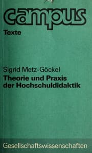 Tapa de Theorie und Praxis der Hochschuldidaktik