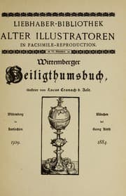 Tapa de Wittemberger Heiligthumsbuch