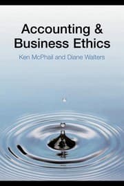 Tapa de Accounting and business ethics