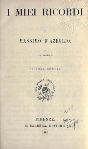 Tapa de I miei Ricordi