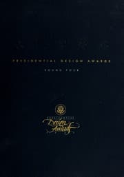 Tapa de Presidential design awards