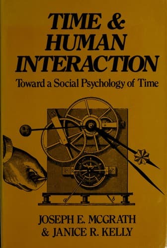 Tapa de Time and human interaction