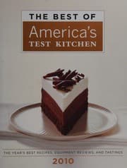 Tapa de The best of America's test kitchen 2010