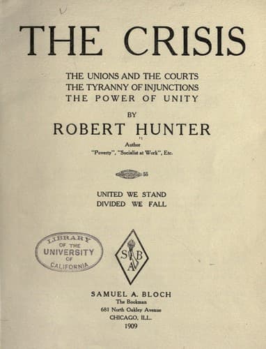 Tapa de The crisis