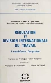 Tapa de Régulation et division internationale du travail