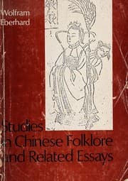 Tapa de Studies in Chinese folklore and related essays