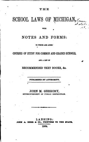 Tapa de General school laws