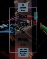 Tapa de News reporting and writing
