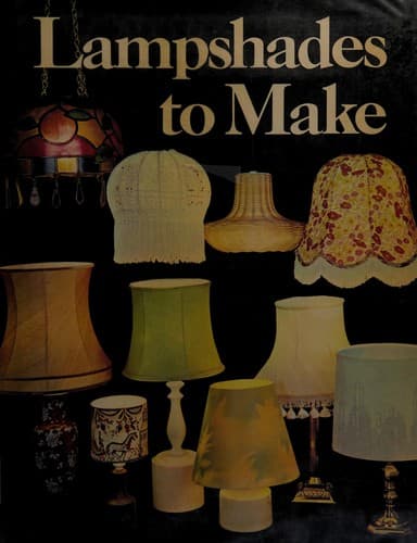 Tapa de Lampshades to make