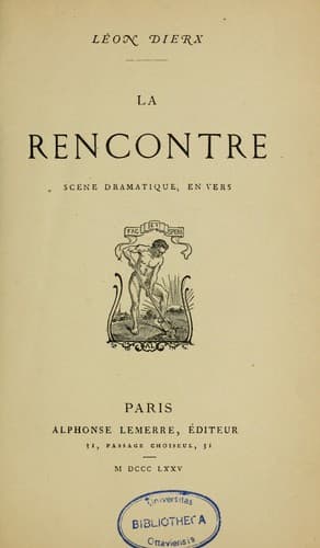 Tapa de La rencontre