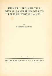 Tapa de Kunst und Kultur des 18. Jahrhunderts in Deutschland
