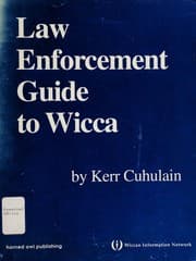 Tapa de Law enforcement guide to Wicca