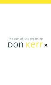 Tapa de The dust of just beginning